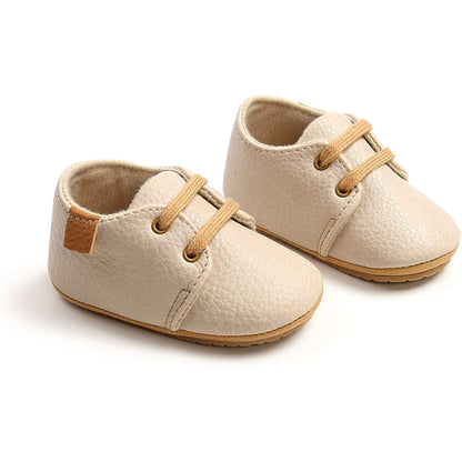 Unisex Toddler Oxford Non-Slip Shoes - Beige