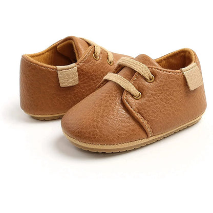 Unisex Toddler Oxford Non-Slip Shoes - Toffee