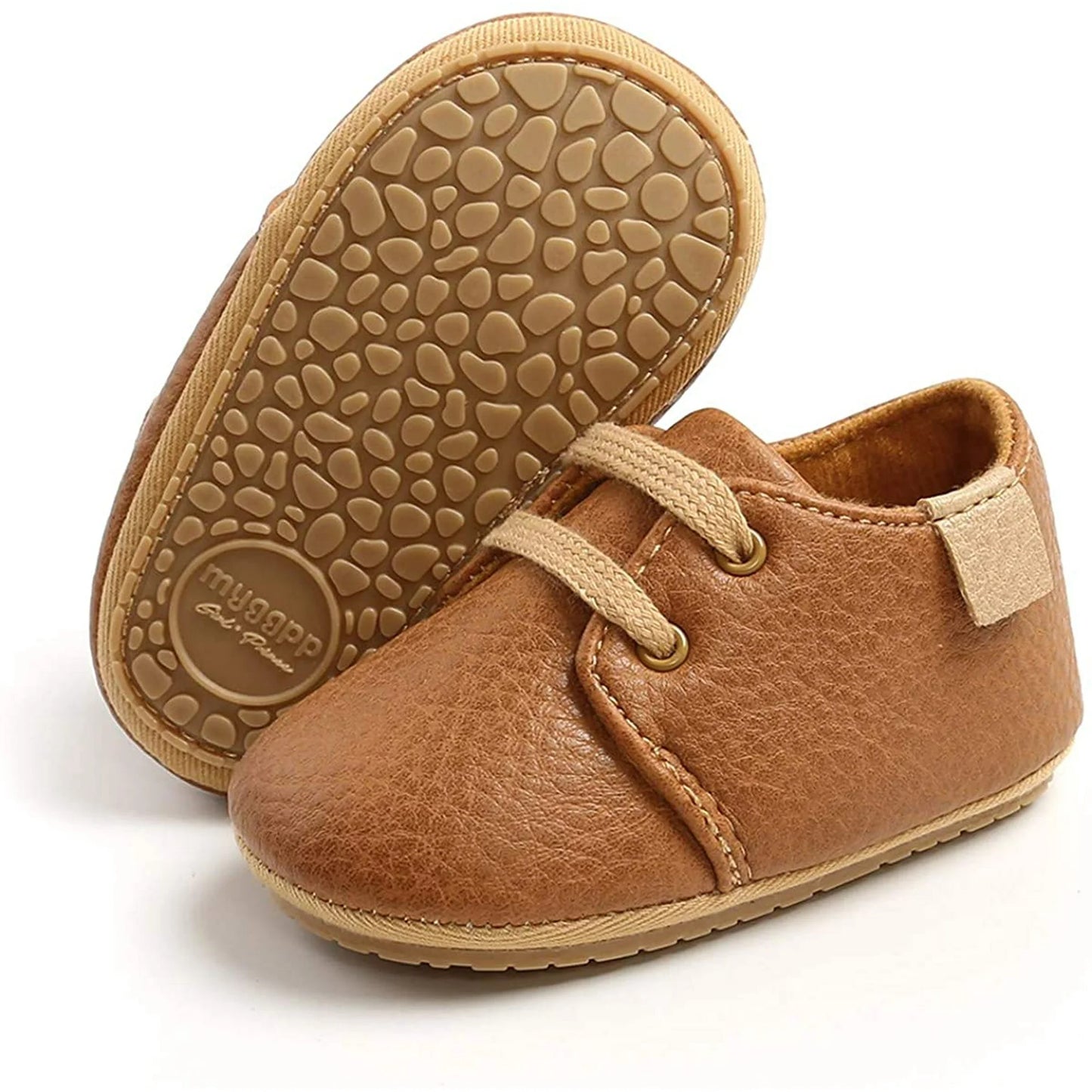 Unisex Toddler Oxford Non-Slip Shoes - Toffee