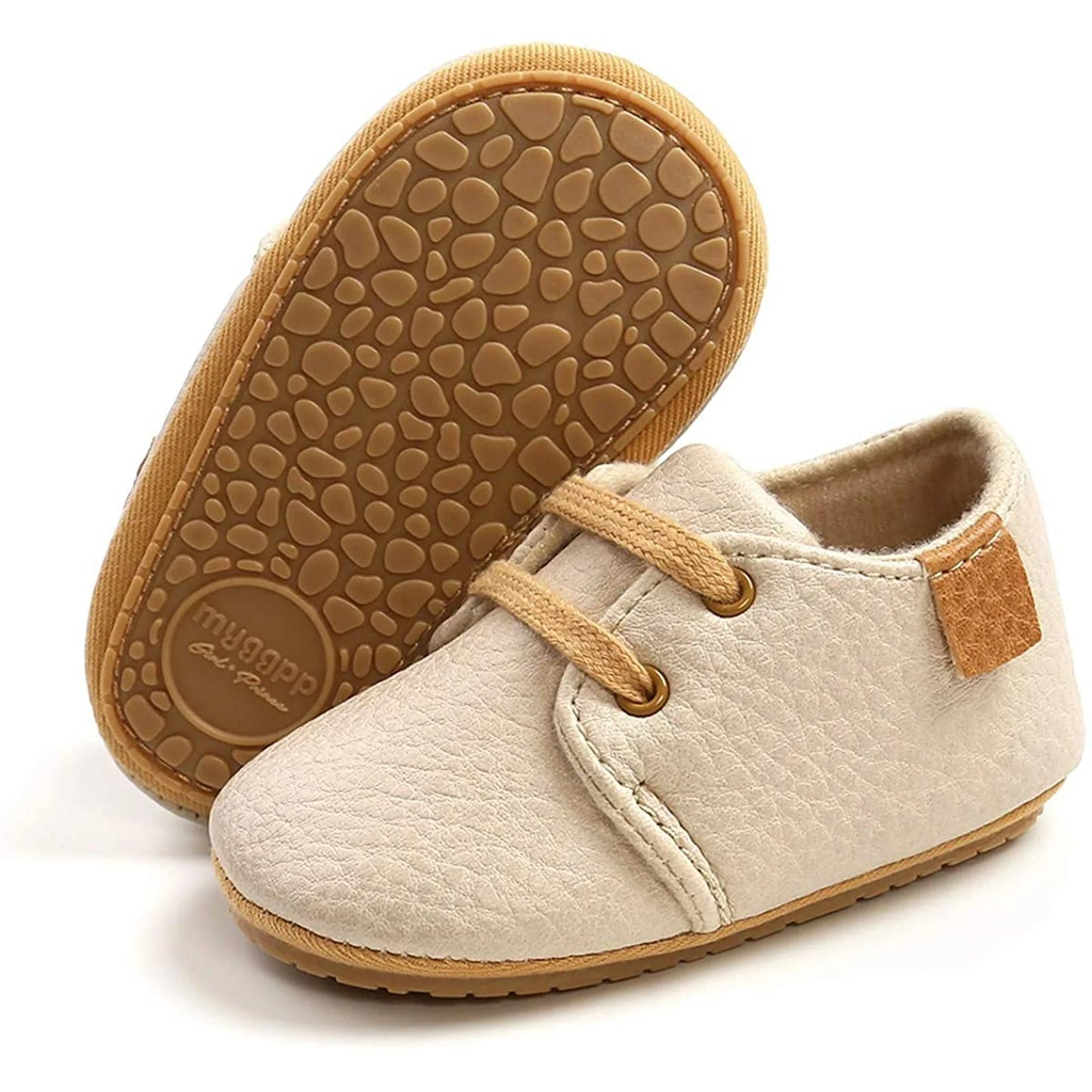 Unisex Toddler Oxford Non-Slip Shoes - Beige