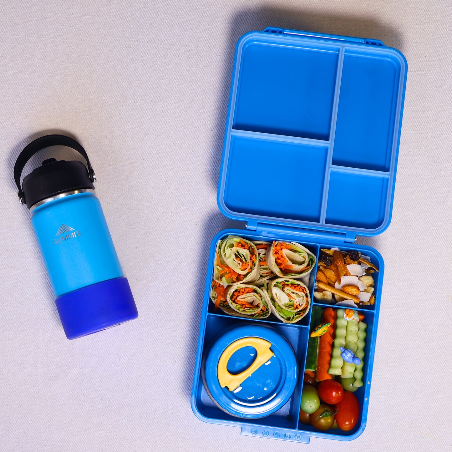 SummitCo Alpine Bento 4 with Food Jar Included - Marina Blue