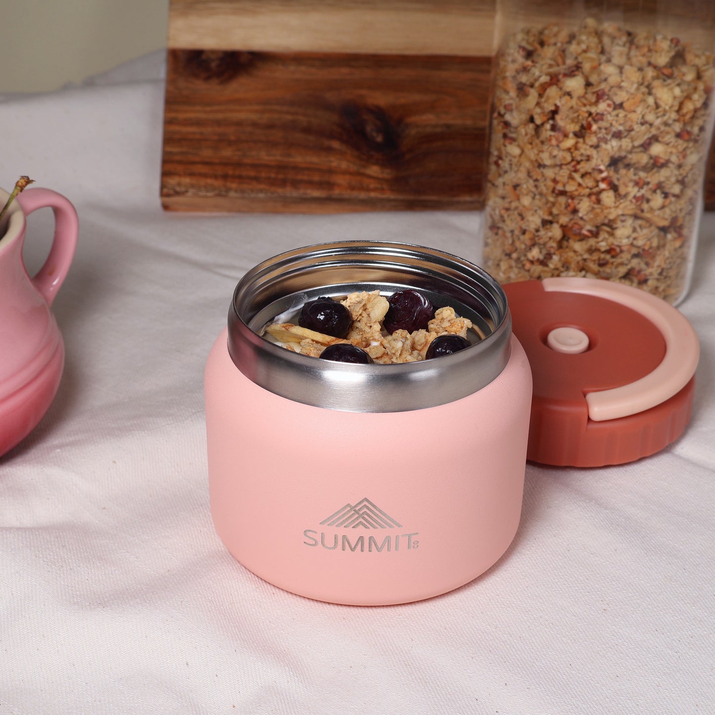 SummitCo Insulated Food Jar - Coral Sunset