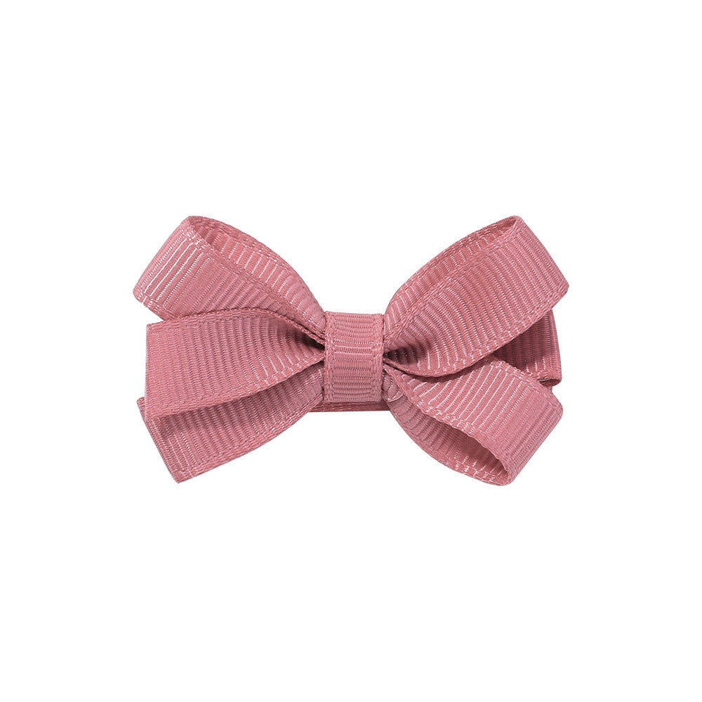 Mini Bow Hair Clip Pairs