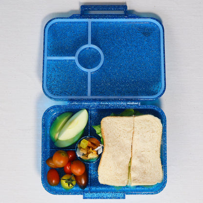 SummitCo Tritan Classic 4 Compartment Bento - Starlight Blue (Glitter)