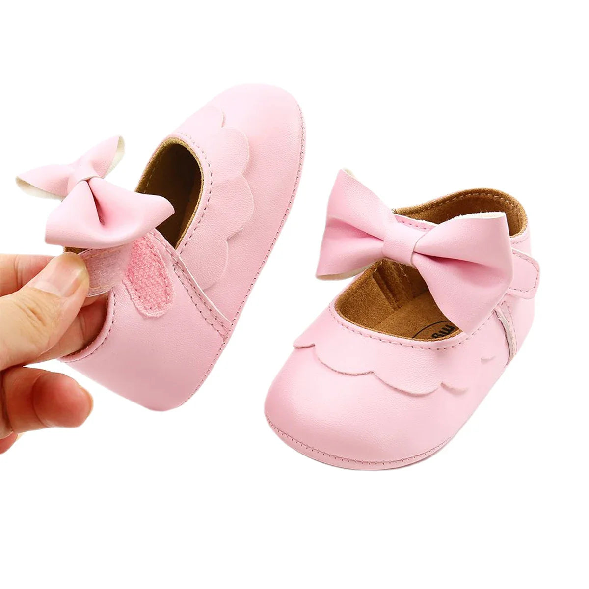 Mary-Jane Non-Slip Shoes - Pink