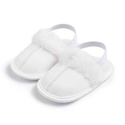 Fur Slippers - White