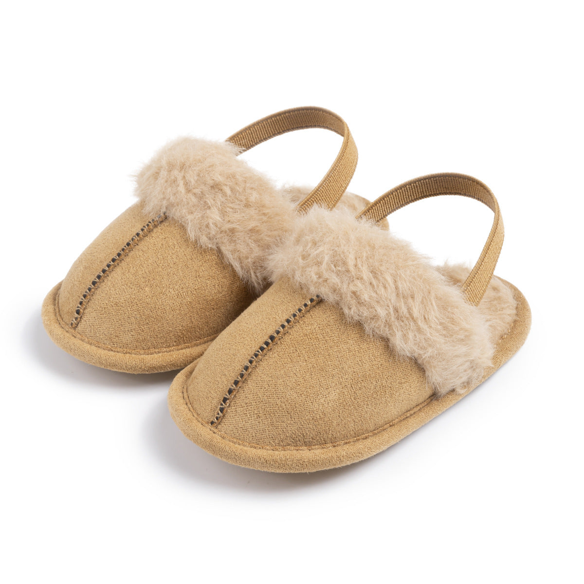 Fur Slippers - Caramel