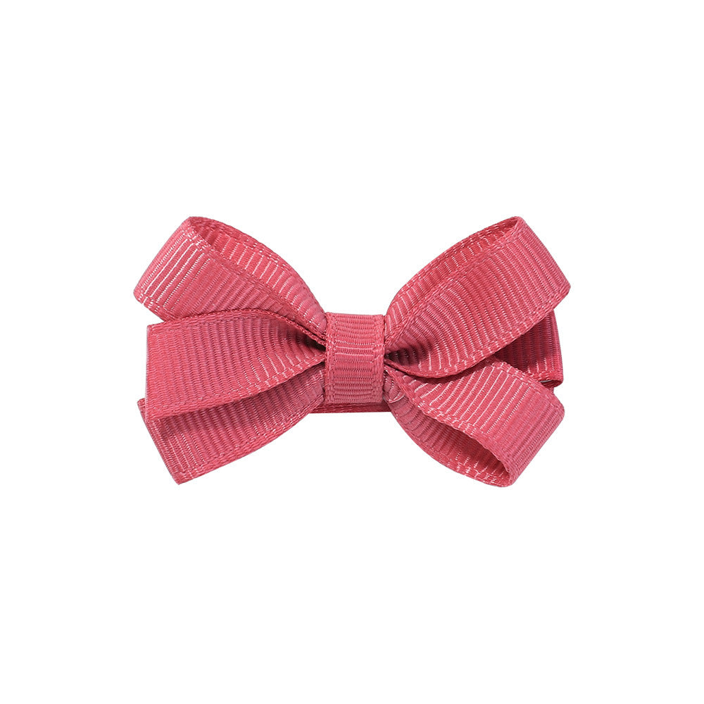 Mini Bow Hair Clip Pairs