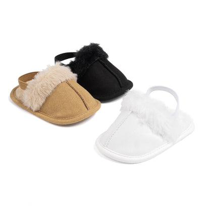 Fur Slippers - White