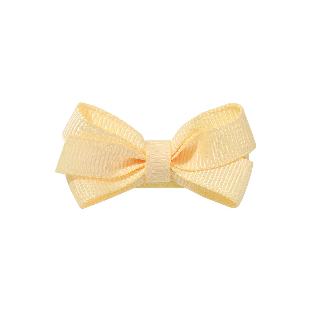 Mini Bow Hair Clip Pairs