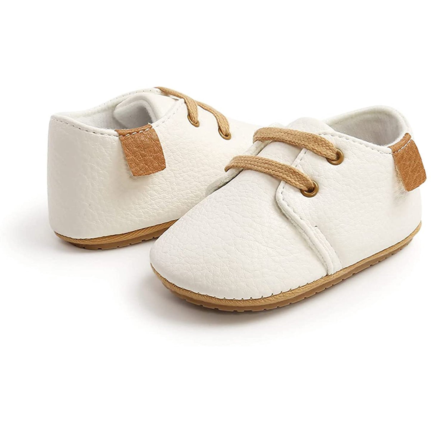 Unisex Toddler Oxford Non-Slip Shoes - White