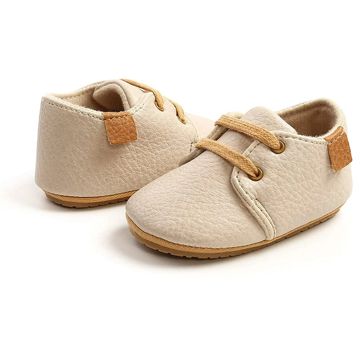 Unisex Toddler Oxford Non-Slip Shoes - Beige