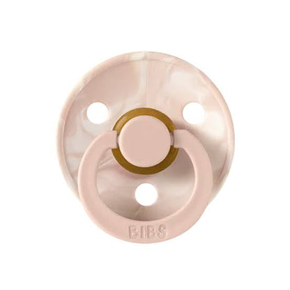 BIBS Natural Latex Pacifier - Tie-Dye – Blush/Ivory Size 2