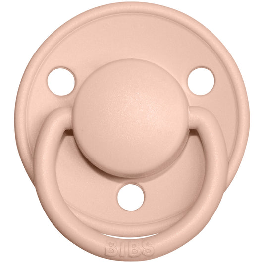 BIBS De Lux Natural Latex Pacifier - Blush Size 2