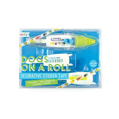 Ooly - On a roll decorative sticker tape 3 piece set - Dogs