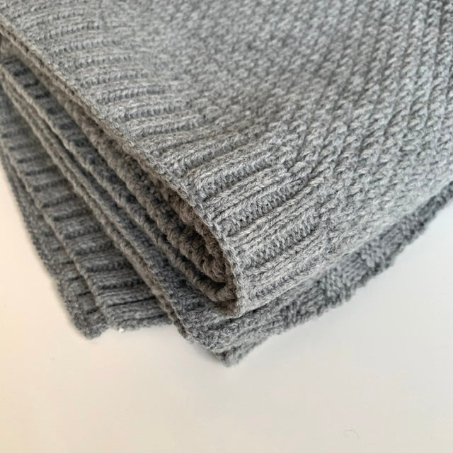 Knitted blanket - Classic - Grey