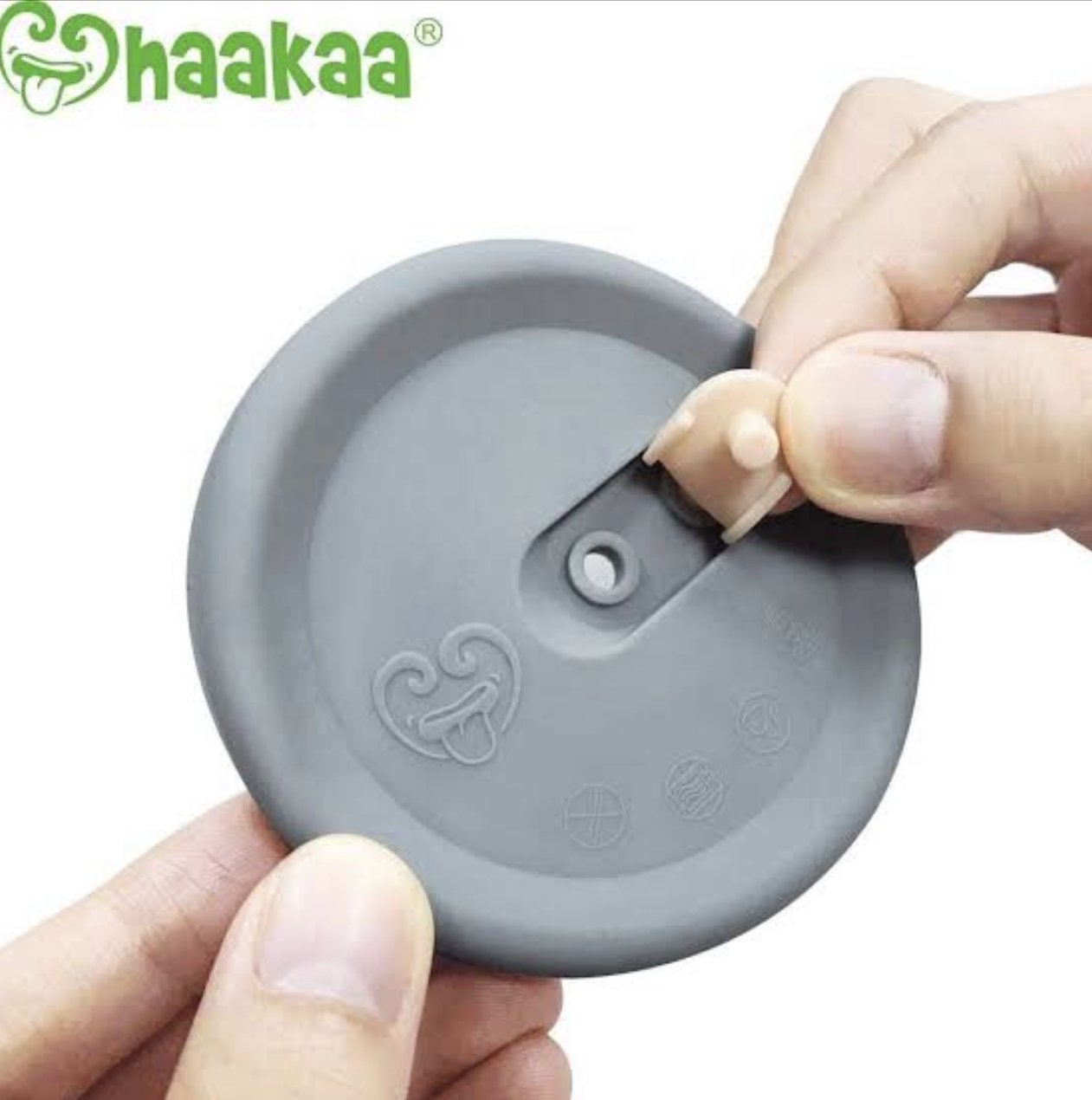 Haakaa - 150ml Silicone Pump and Silicone Cap Combo