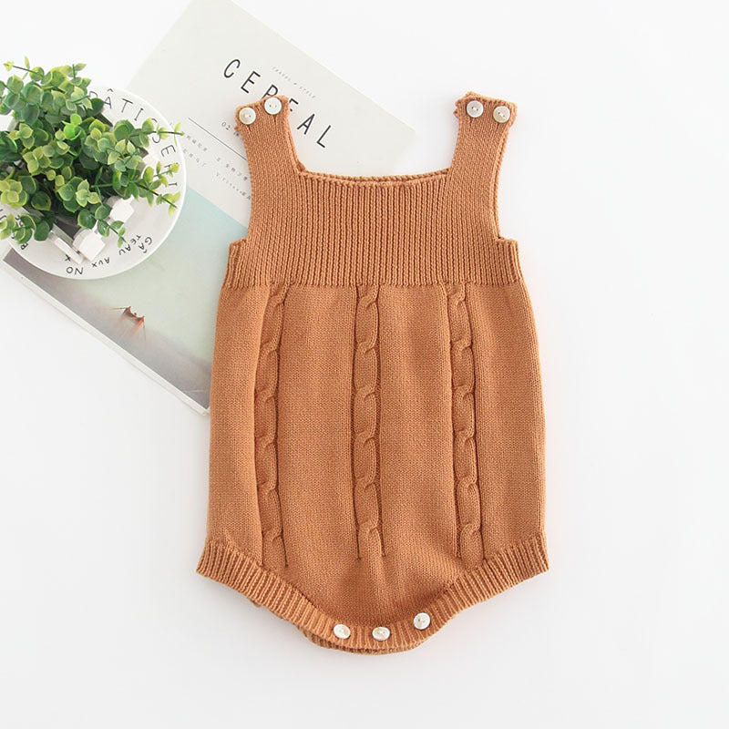 Hudson Knit Romper - Caramel