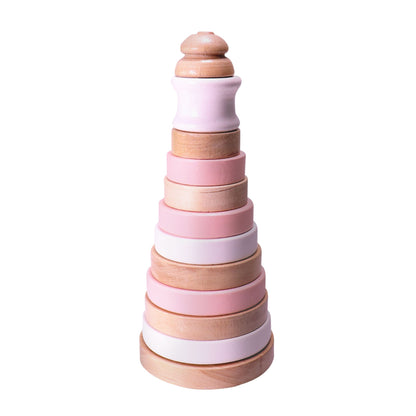 Wooden Stacking Toy - Rose