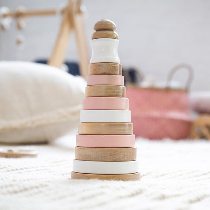 Wooden Stacking Toy - Rose