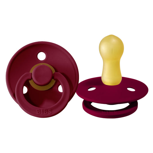 BIBS Natural Latex Pacifier - Ruby