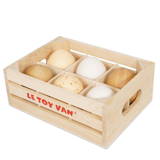 Le Toy Van - Farm Eggs Half Dozen Crate