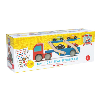 Le Toy Van - Race Car Transporter Set