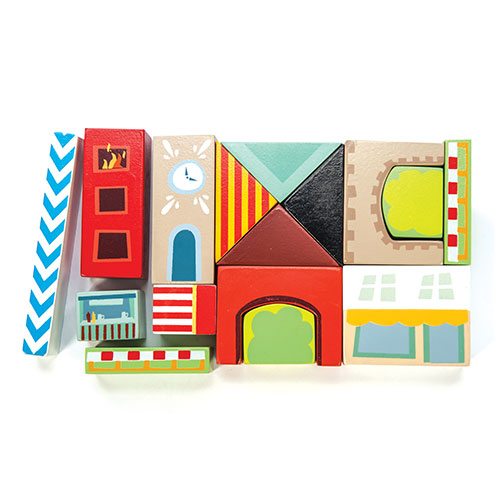 Le Toy Van - Round The Block Wooden Blocks Set