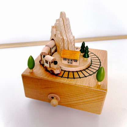 Wooden Musical Carousal - Train